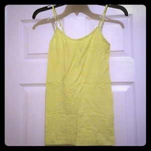 Bright yellow tshirt tank